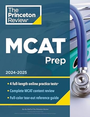 princeton review mcat prep 2024 2025 4 practice tests + complete content coverage 5th edition the princeton