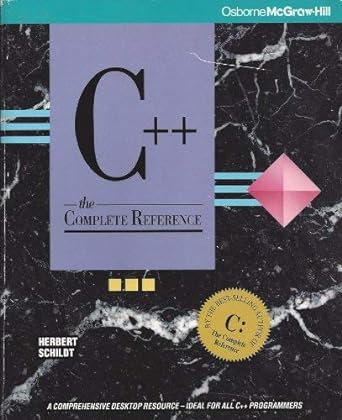 c++ the complete reference 2nd edition herbert schildt 007881538x, 978-0078815386