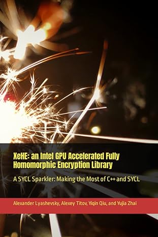 xehe an intel gpu accelerated fully homomorphic encryption library a sycl sparkler making the most of c++ and