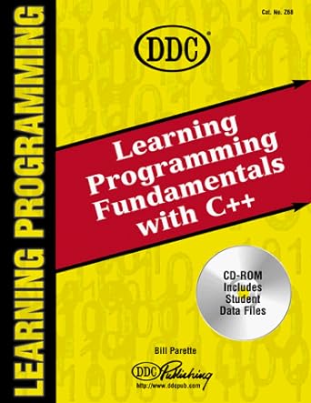 learning programming fundamentals with c++ 1st edition  1585770221, 978-1585770229