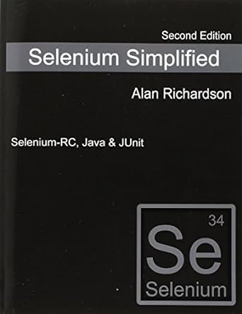 selenium simplified 0002nd-revised edition alan john richardson 0956733239, 978-0956733238
