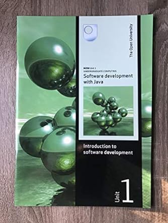 introduction to software development 1st edition open university 0749215577, 978-0749215576