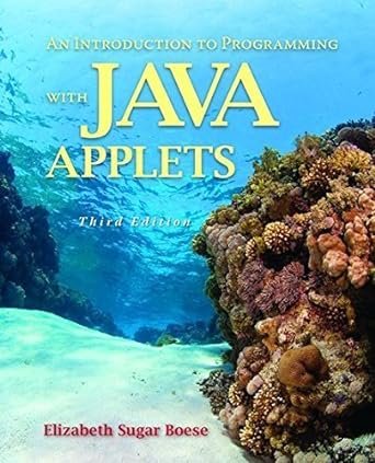 an introduction to programming java with applets 3rd edition elizabeth sugar boese b011dbfnq0