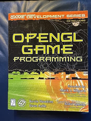 opengl game programming w/cd 1st edition kevin hawkins, dave astle 0761533303, 978-0761533306