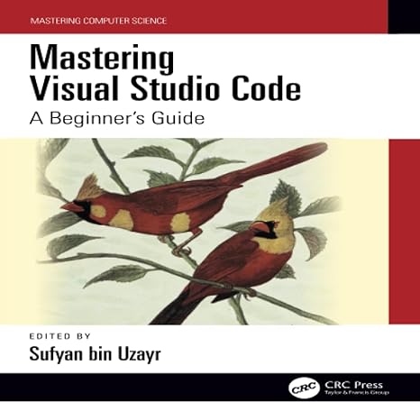 mastering visual studio code 1st edition sufyan bin uzayr 1032319054, 978-1032319056