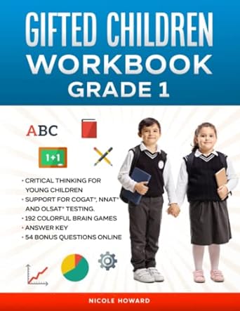 gifted children workbook grade 1 critical thinking for young children support for cogat nnat and olsat