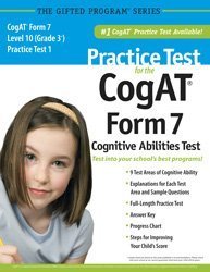 practice test for the cogat form 7 level 10 practice test 1 by mercer publishing paperback 1st edition mercer