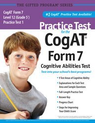 practice test for the cogat form 7 level 12 practice test 1 by mercer publishing paperback 1st edition mercer