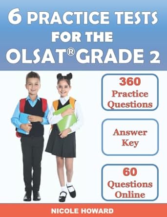 6 practice tests for the olsat grade 2 grade 2 level c 6 full length practice tests 360 practice questions