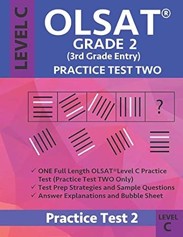 olsat grade 2 level c practice test two gifted and talented prep grade 2 for otis lennon school ability test