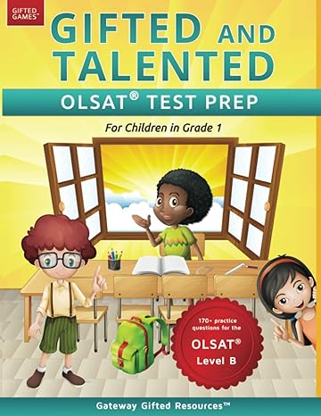 gifted and talented olsat test prep grade 1 gifted test prep book for the olsat level b workbook for children