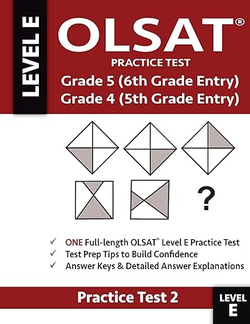 olsat practice test grade 5 and grade 4 test 2 one olsat e practice test gifted and talented 6th grade and