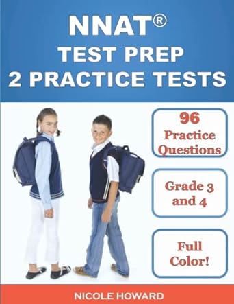 nnat test prep grade 3 and 4 level d two full length practice tests 96 full color practice questions answer