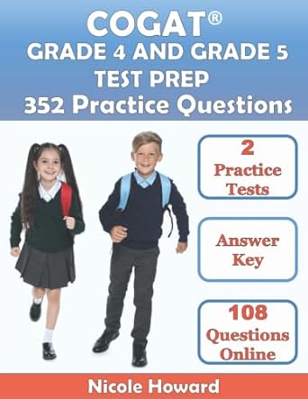 cogat grade 4 and 5 test prep 2 manuscripts cogat test prep grade 4 cogat grade 5 test prep level 10 and 11