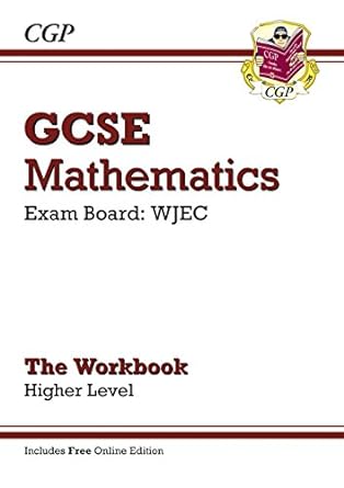 gcse maths wjec workbook higher by cgp books paperback 1st edition unknown author b012huo53i