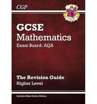 gcse maths aqa revision guide higher common 1st edition richard parsons b00fgwb66y