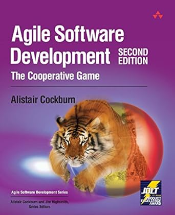 agile software development the cooperative game 2nd edition alistair cockburn 0321482751, 978-0321482754