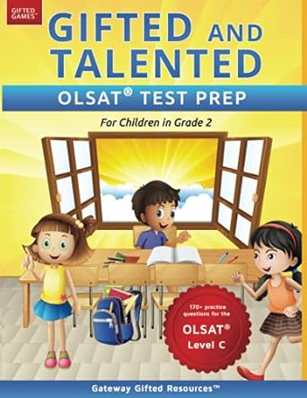 gifted and talented olsat test prep grade 2 gifted test prep book for the olsat level c workbook for children