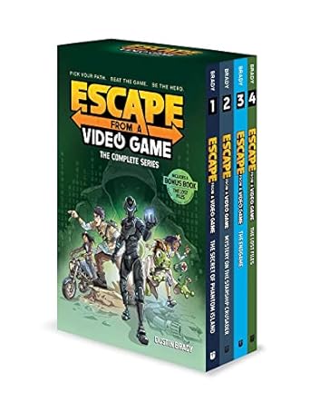 escape from a video game the complete series 1st edition dustin brady, jesse brady 1524876062, 978-1524876067