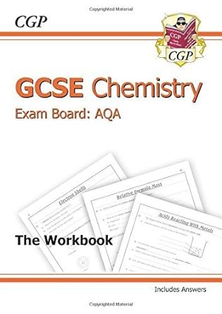 gcse chemistry aqa workbook including answers higher by richard parsons 1st edition unknown author b01fgma51a