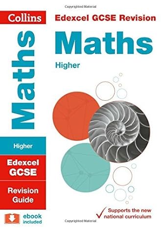 edexcel gcse maths higher tier revision guide by collins gcse 1st edition unknown author b01k0ueeo2