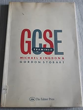 gcse examined pb 1st edition kingdon & 1850002800, 978-1850002802