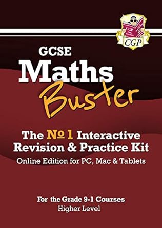 mathsbuster gcse maths interactive revision higher online edition 1st edition cgp books 178294446x,