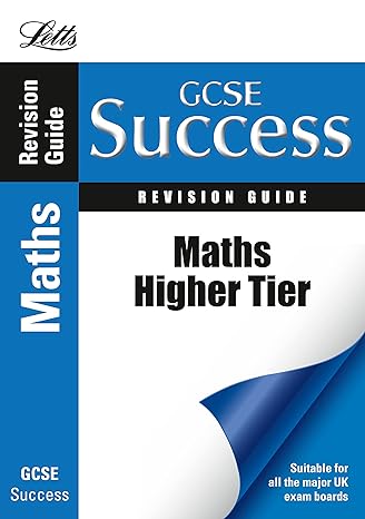 maths higher tier revision guide 1st edition letts educational 1844192784, 978-1844192786