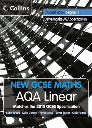 aqa linear higher 1 student book 1st edition kevin evans 0007489323, 978-0007489329