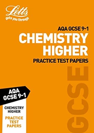 letts gcse 9 1 revision success aqa gcse chemistry higher practice test papers edition collins 000827617x,