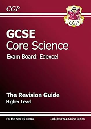 gcse core science edexcel revision guide higher 1st edition richard parsons 1841467197, 978-1841467191