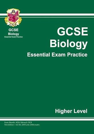 gcse biology essential exam practice higher 1st edition r parsons 1841462292, 978-1841462295