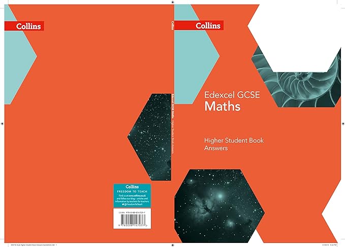 gcse maths edexcel higher student book answer booklet 1st edition unknown author 0008147035