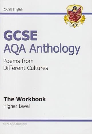 gcse english aqa anthology workbook higher 2nd revised edition richard parsons 1847620965, 978-1847620965