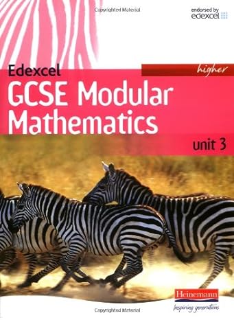 edexcel gcse modular mathematics higher unit 3 1st edition keith pledger 0435585320, 978-0435585327