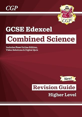 new grade 9 1 gcse combined science edexcel revision guide with online edition higher 1st edition cgp books