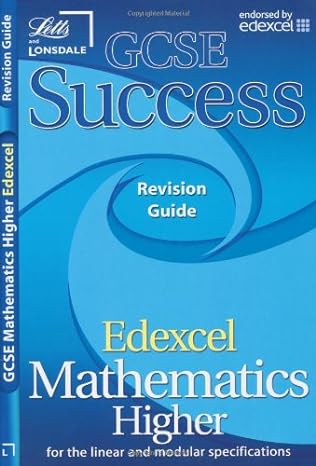 gcse success edexcel maths higher revision guide 1st edition unknown author 1843159775, 978-1843159773