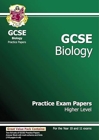 gcse biology practice exam papers higher rev edition richard parsons 1841466492, 978-1841466491