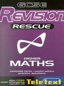 gcse revision rescue higher maths 1st edition philip hooper ,sheila hunt 0340775688, 978-0340775684