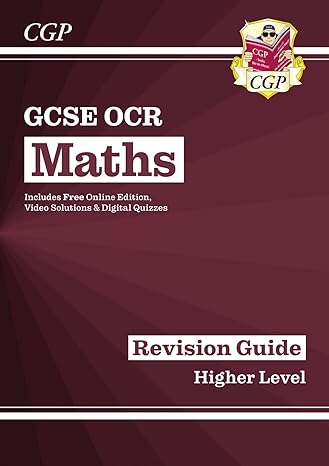 gcse maths ocr revision guide higher for the grade 9 1 course 1st edition richard parsons 178294379x,