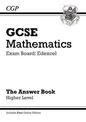 gcse maths edexcel answers for workbook higher 1st edition richard parsons 184146581x, 978-1841465814