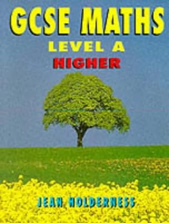 gcse maths level a 1st edition jean holderness 1873929137, 978-1873929131