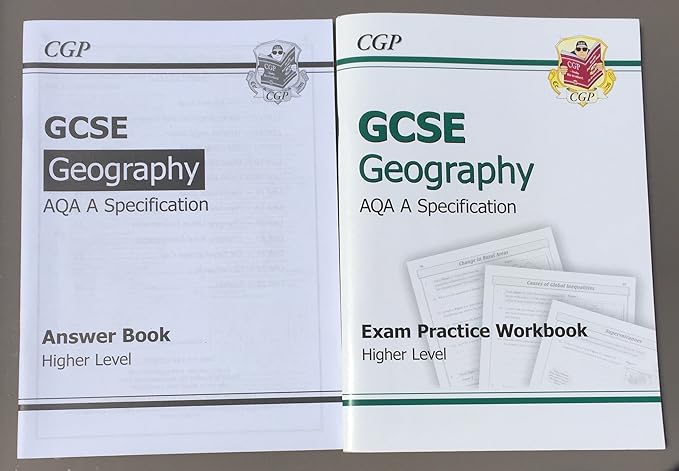 gcse geography aqa a exam practice workbook higher 1st edition richard parsons 1847623794, 978-1847623799