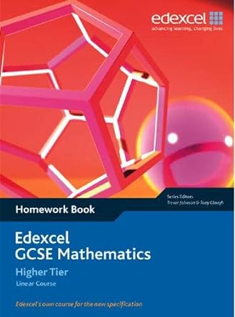 edexcel gcse maths linear higher homework book 1st edition tony clough ,trevor johnson ,rob summerson