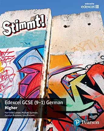 stimmt edexcel gcse german high student 1st edition harriette lanzer 1292118199, 978-1292118192