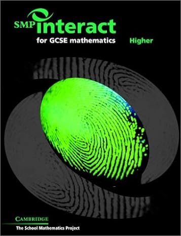 smp interact for gcse mathematics higher 1st edition school mathematics project 0521890225, 978-0521890229