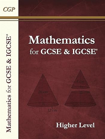 maths gcse and igcse higher lev extended 1st edition cgp books 1847626874, 978-1847626875