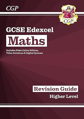 gcse maths edexcel revision guide higher 1st edition cgp books 1782944044, 978-1782944041