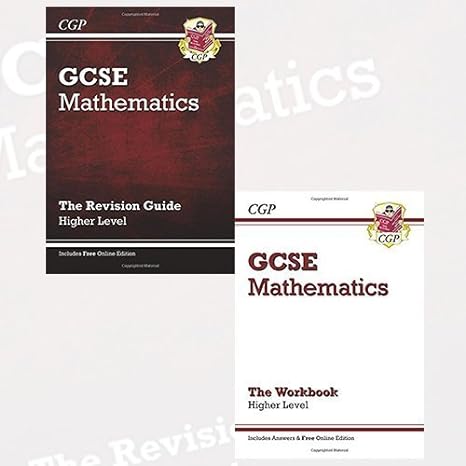 gcse maths revision guide and workbook higher level 2 books bundle collection higher gcse maths revision