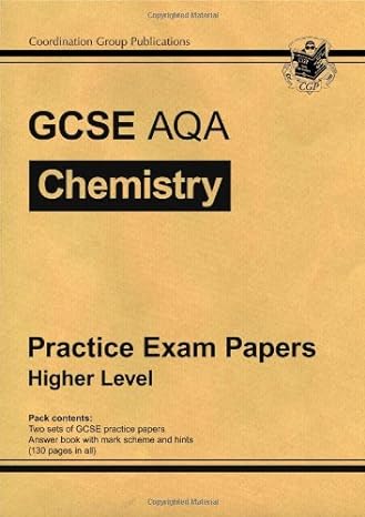 gcse chemistry aqa practice papers higher 1st edition  1841466638, 978-1841466637